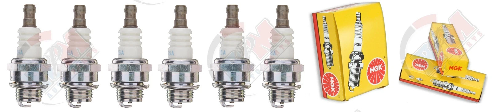 NGK BMR6A NICKEL Standard Plug Spark Plugs 7421 Set of 6