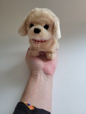 Cute Walking Barking Tail Wagging Plush Puppy Small Robot