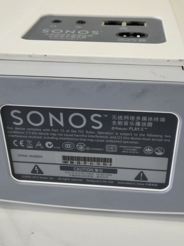 SONOS Zone Player S5 PLAY:5 Gen 1 Wireless Speaker S1 Compatible - Picture 7 of 8