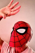 Spider-Man 3D Printed Wearable Mask Helmet Magnetic 2 Piece Cosplay Display