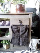 Royal Bones Corset By Daang Sz XS Hot Topic Punk Black Grunge Goth Punk Rock