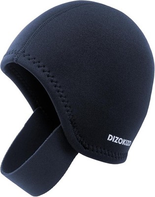 Neoprenanzug Kapuze, Thermo Tauchhaube für Herren Damen, 3mm Neopren Badekappe mit Kinn