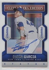 2014 Panini Elite Extra Edition Prospects 39/50 Eudor Garcia #41 Auto 0rf