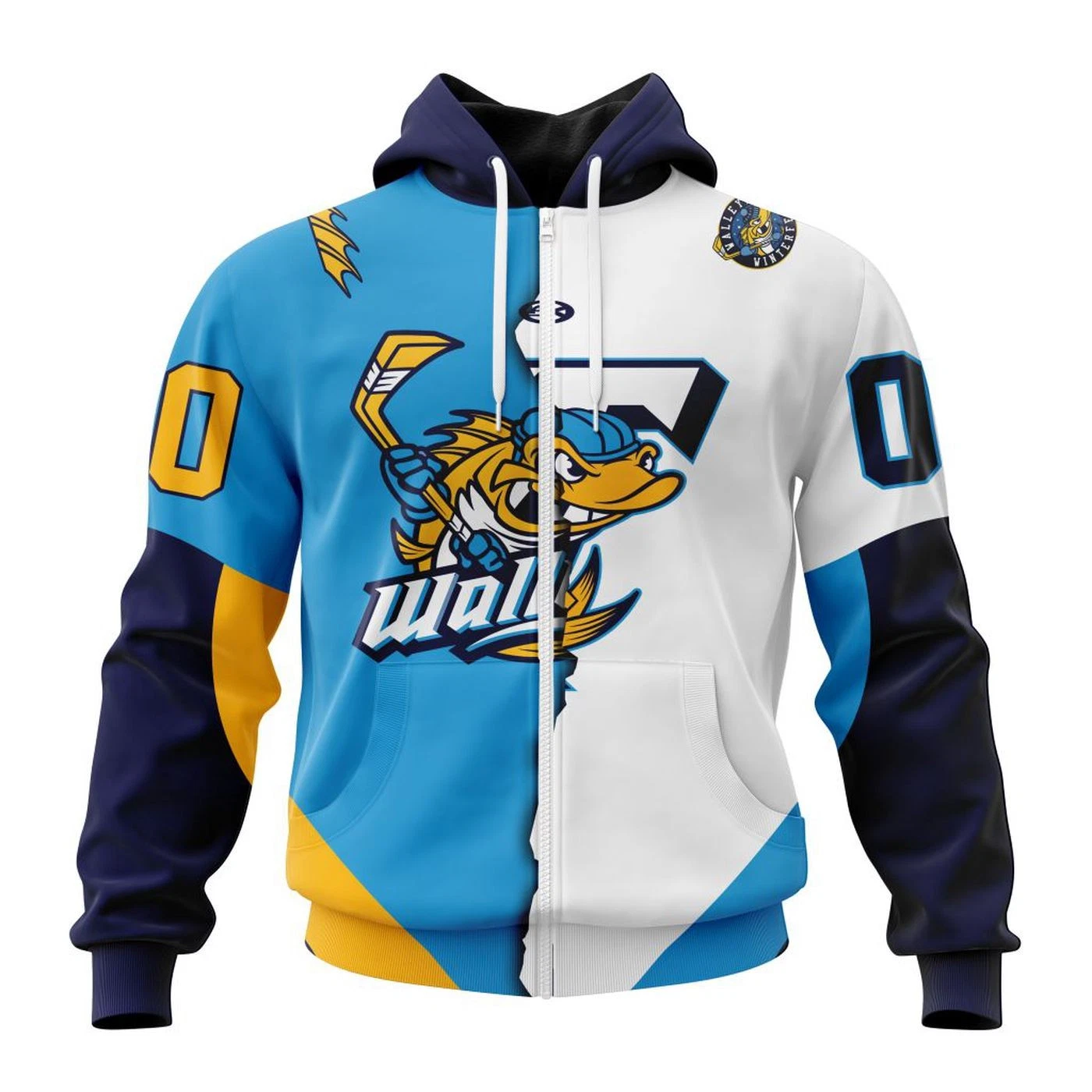 Personalized Toledo Walleye Mix Design Hoodie