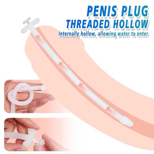 Silicone Penis Plug Sounding Urethral Dilators BDSM Sex Toy for Men Insertion US - Picture 13 of 30
