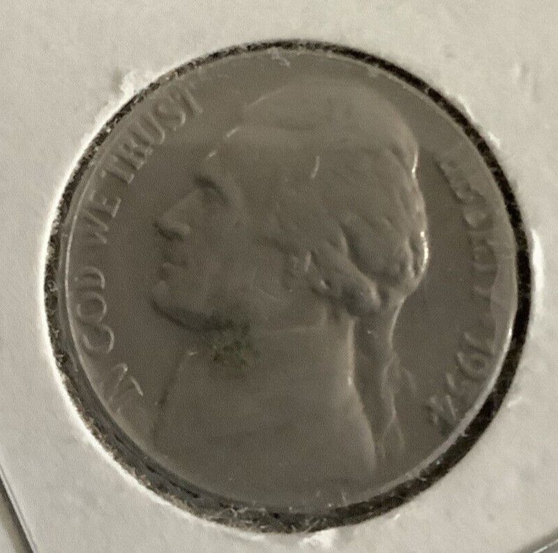 1954 P Jefferson Nickel US 5 Cent Coin