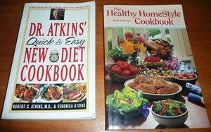 2 Diet / Healthy Recipe Books Atkins Quick & Easy AND ...