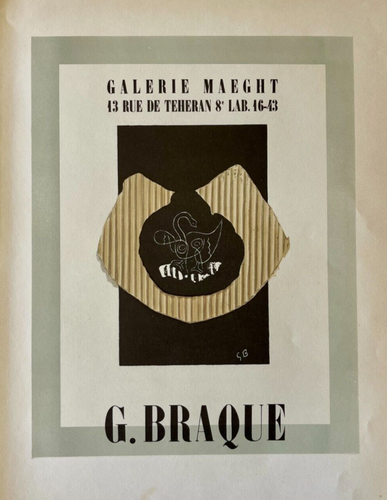George Braque - Antike Lithographie, erstellt: 1959 Mourlot Studios Paris, Frankreich - Bild 1 von 4