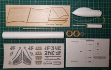 Clone of the Estes Xarconian Destroyer Model Rocket Kit from Bad Boy Rocketry