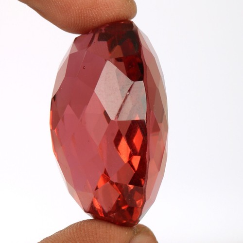 77.75CT Color Change Alexandrite Oval Cut Loose Gemstone Women For Necklace - Picture 3 of 7