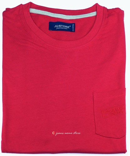 Maglietta mezza manica corta TAGLIE FORTI t shirt cotone con taschino da M a 5XL - Foto 19 di 25
