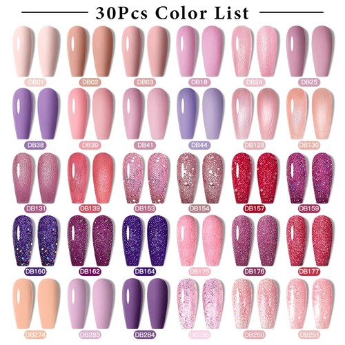24/25/40/60PCS Smalto Gel UV Led Smalto Nail Art Off Gel Set Gel Unghie - Foto 81 di 82