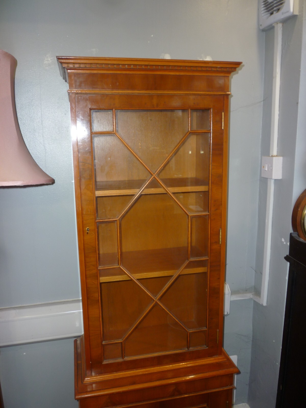 Vintage Yew Wood Display With Keys eBay