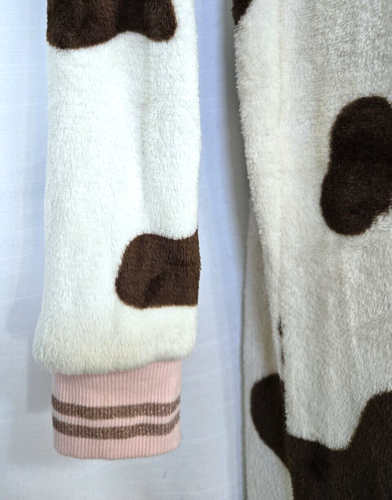 Secret Treasures Soft Fleece Hooded Cow One Piece Pajamas Loungewear Costume XS - Picture 11 of 13