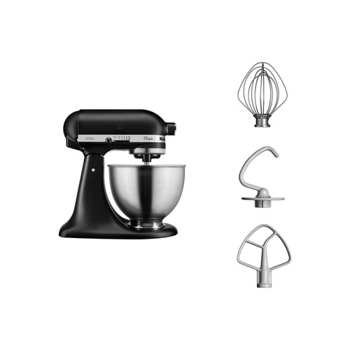 KitchenAid K45SSOB CLASSIC 4,5 qt Neigbarer Kopf Standmixer - Onyx Schwarz - Bild 2 von 4