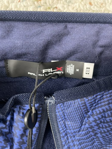 NEW Sz MED Men’s Polo Ralph Lauren RLX Full Zip Golf Jacket Blue Plaid $268 - Picture 4 of 10