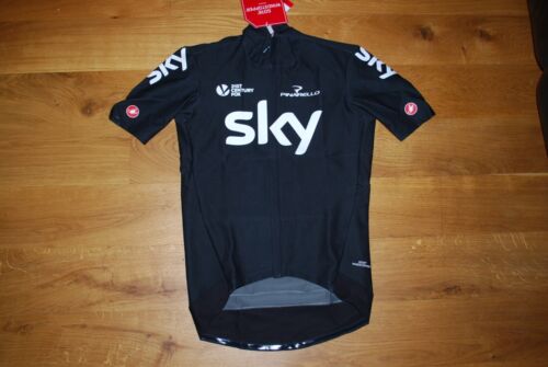 GENUINE MEN´S CASTELLI GORE S/S TEAM SKY ´GABBA 3´ CYCLING JERSEY (LARGE) - BNWT