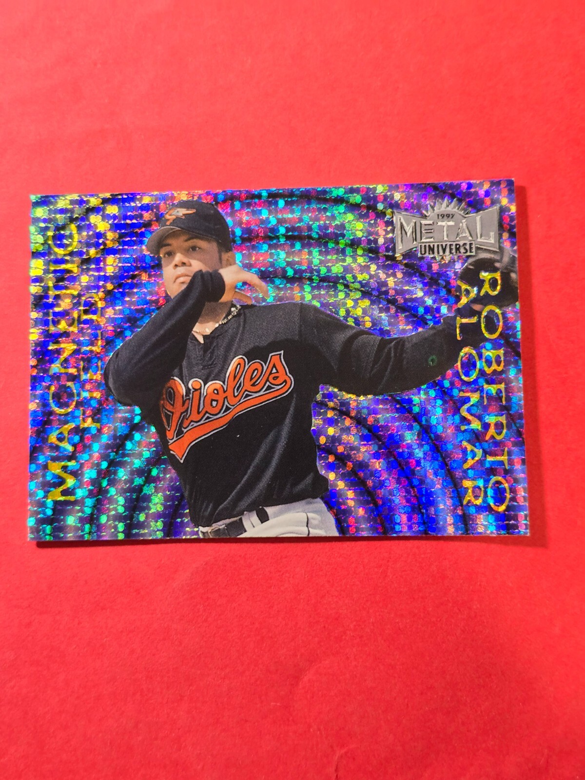 1997 Metal Universe Magnetic Field #1 Roberto Alomar, cd2