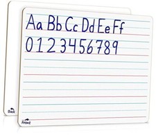 Double Sided Whiteboard Lined Dry Erase Board for Kids Set of 1 Ruled Board