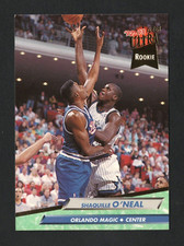 1992-93 Fleer Ultra Rookie Card #328 Shaquille O'Neal – Orlando Magic  A1183