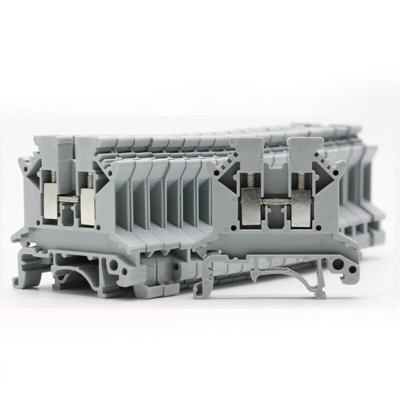 Din Rail Terminal Block Wire Connector Copper Conductor UK 2Pin 17.5-150A - Image 2 of 4