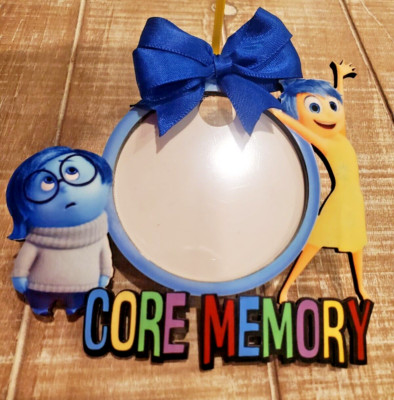 Disney Pixar Inside Out Handmade Flat Photo Holder Ornament , Christmas Gift