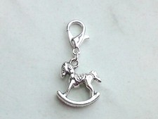 Charms Anhänger *SCHAUKELPFERD Charm süße Pferd für Bettelarmband und Kette