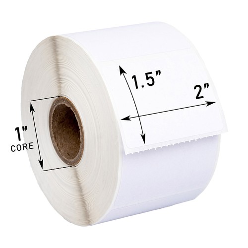 ZEBRA ELTRON 2x1.5 (2" x 1-1/2") Direct Thermal Labels - (8) Rolls/1000 Labels - Picture 5 of 7