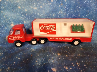 Vintage 1960s Buddy L Coke Coca Cola Metal Truck Coke Tractor