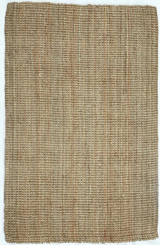 KOCHI BEIGE NATURAL HANDMADE WOVEN CHUNKY JUTE FLOOR RUG - 7 Sizes **NEW** - image 2 of 3