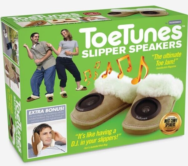 TOE TUNES Prank Gag Funny PARODY Joke Gift Box Fake musical