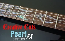 Burning Flames ABALONE Fret Markers Vinyl flame Inlays for Ibanez or ANY GUITAR