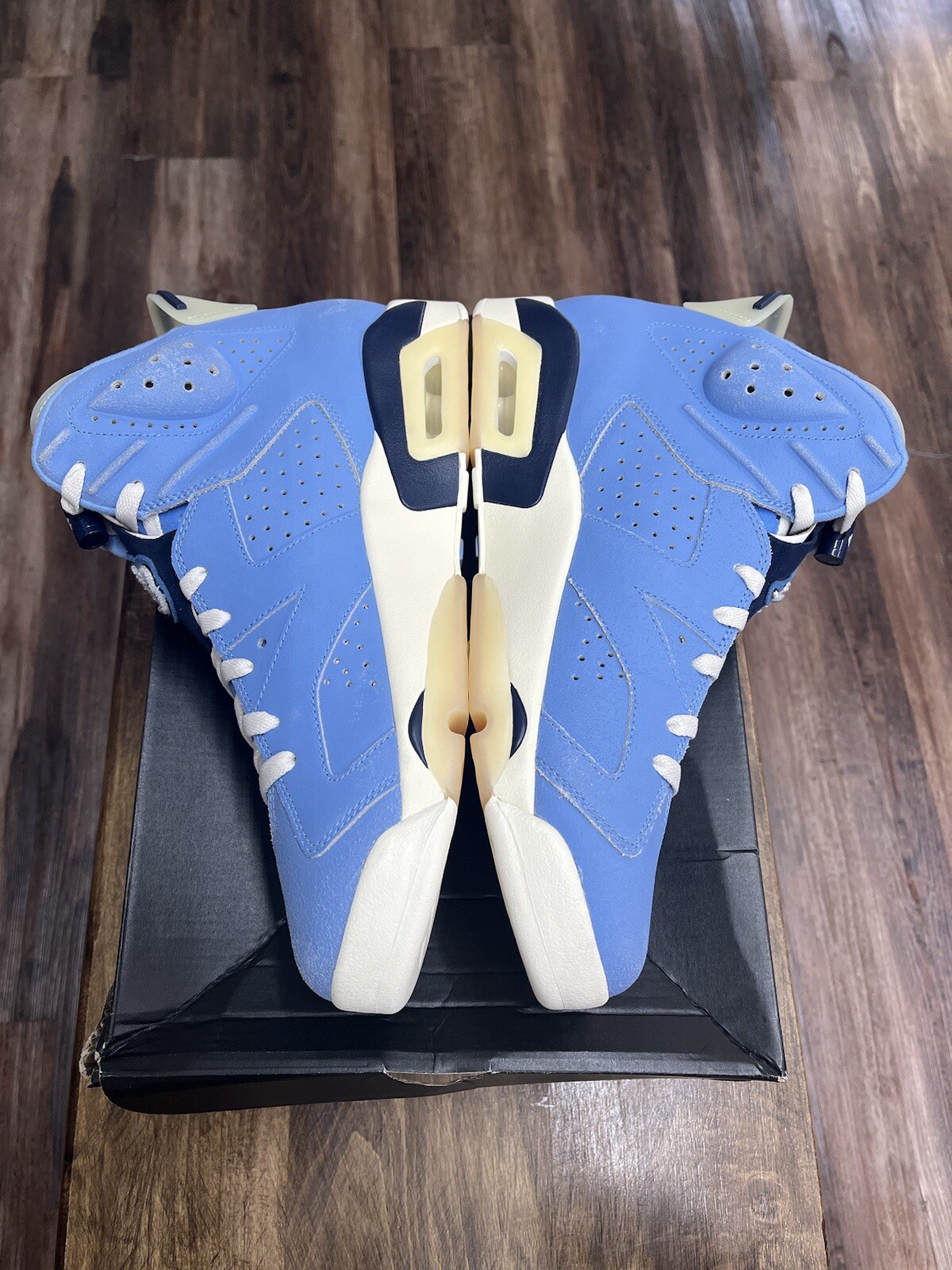 Nike Air Jordan VI 6 UNC size 12 New DS 2022 College PE Sample New image 6