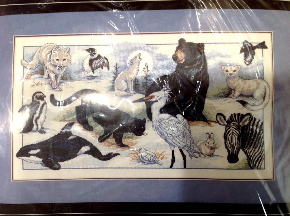 Nuevo de Lote Antiguo 1996 Dimensiones Kit Punto de Cruz Contado Bellezas de la Naturaleza - Paquete Abierto Foto 2 de 4