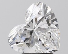 3.04 CT E-VVS 2 Heart Cut Diamond, IGI Certified Diamond, CVD Lab Grown Diamond