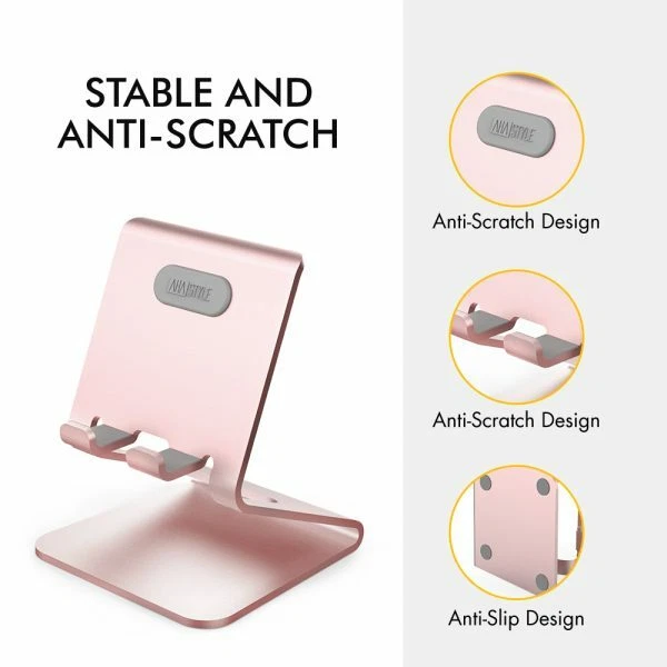 Ahastyle St02 Aluminium Universal Smart Devices Holder PINK - Image 2 of 2