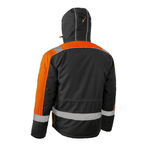 Winterjacke Arbeitsjacke Jacke Warnschutz Warnschutzjacke HiVis Gr. M - 5XL - Bild 5 von 5