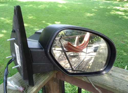 Right Passenger Side Black Door Mirror Power Fits 2007-14 CHEVROLET TAHOE OEM - Foto 1 di 6