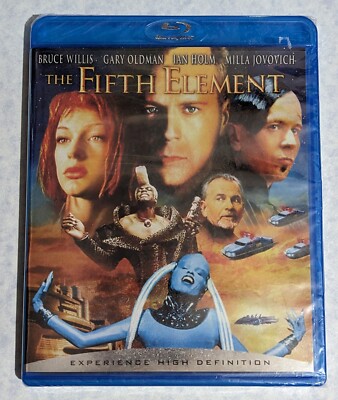 The Fifth Element (Blu-ray, 1997) Bruce Willis Cult Classic - NEW FACTORY SEALED