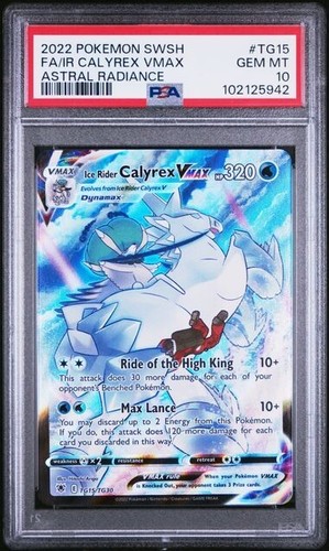 2022 Pokemon Sword & Shield - CALYRX Trainer Gallery Sequential Set - PSA 10 - Bild 4 von 9