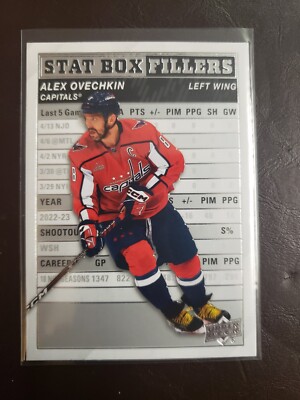 2023-24 Upper Deck Series 1 - Stat Box Fillers #SB-9 Alex Ovechkin