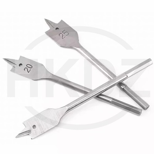 Flat Wood Drill Bits Wall Spade Quality Holesaw Machine Bit Hex End 6mm - 40mm - Picture 10 of 39