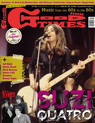 GoodTimes 2-2023 - Suzi Quatro, Kinks, Jeff Beck, Glitter Band, Mick Ronson ...