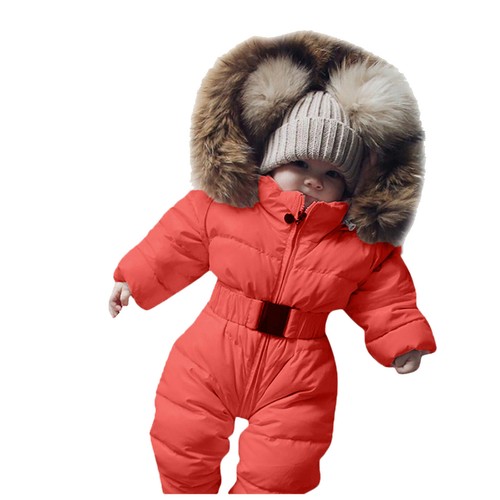 Newborn Baby Boy Girl Kids Hooded Romper Jumpsuit Bodysuit Clothes Outfits - Picture 32 of 45