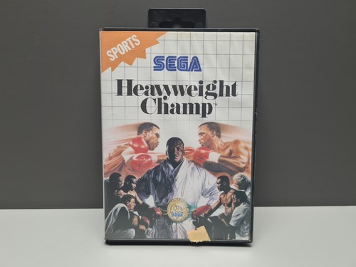 HEAVYWEIGHT CHAMP - SEGA MASTER SYSTEM - PAL OVP - BOXED - NO MANUAL! BOXEN - Bild 4 von 9