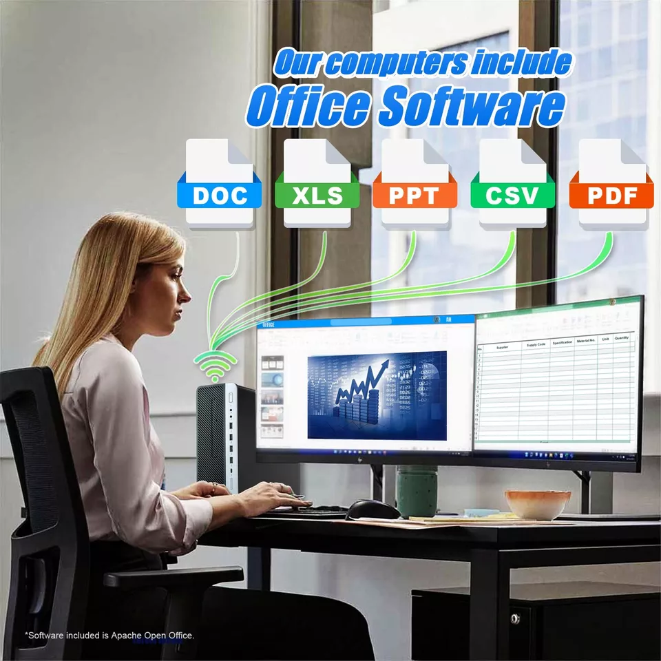HP Gaming PC Desktop Computer i7,32GB RAM, Up to 14TB SSD/HDD,NVIDIA,WiFi,DVD-RW - Image 4 of 4
