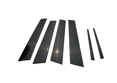 Cubiertas de borde de ventana panel de pilar de fibra de carbono seco para Cadillac ATS 2013-2019 - Imagen 5 de 6