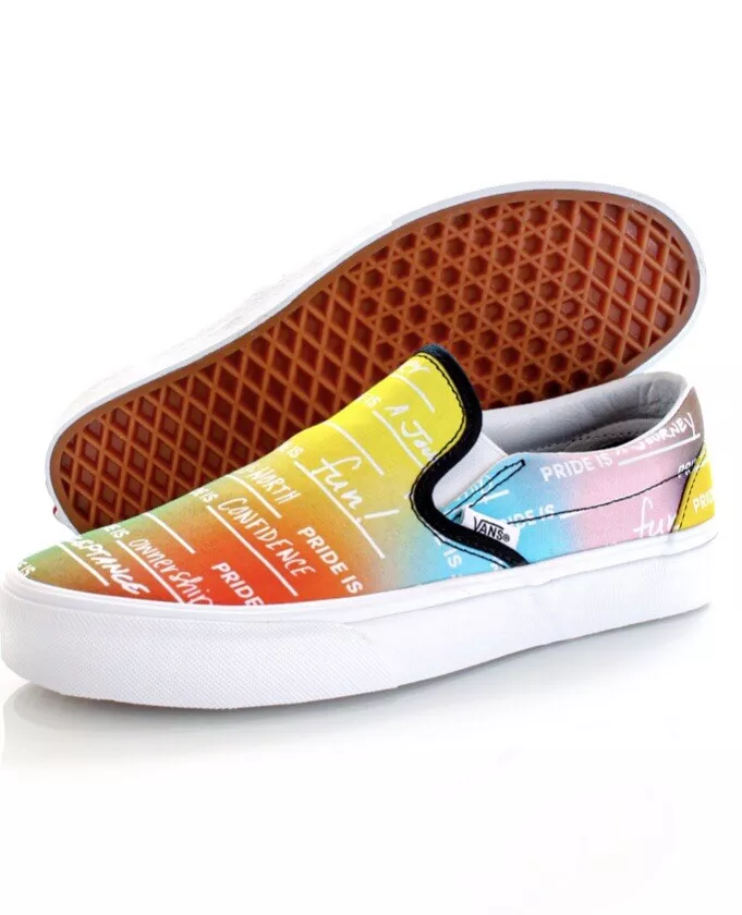 Rainbow vans store size 4