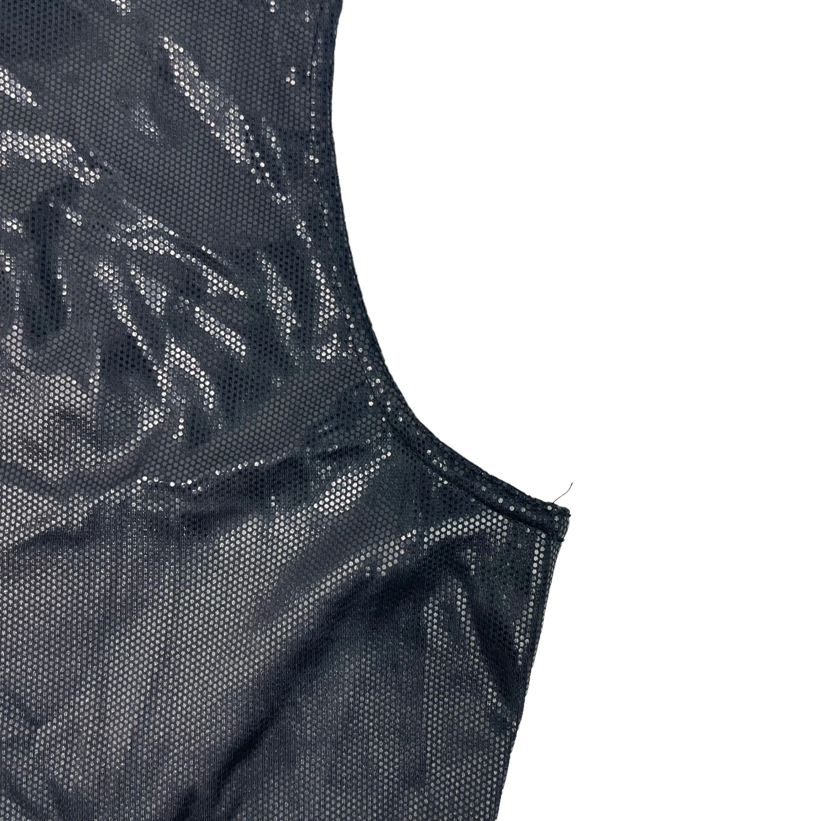 Abito vintage Versace Jeans Couture slim nero con brillantini donna XS