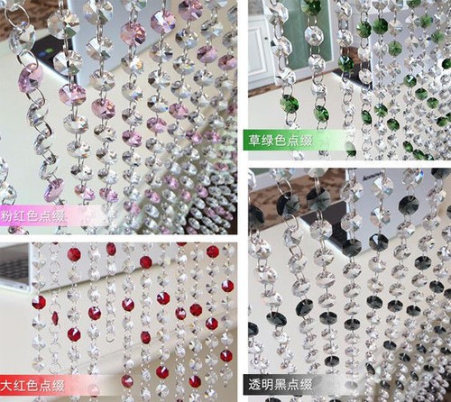 100pcs 14mm Crystal K9 Octagon 2 Holes Glass Loose Beads Clear